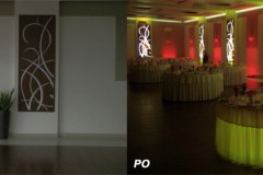 DORADOBAND dekoracja światłem: sala bankietowa Platinum w Budzyniu
